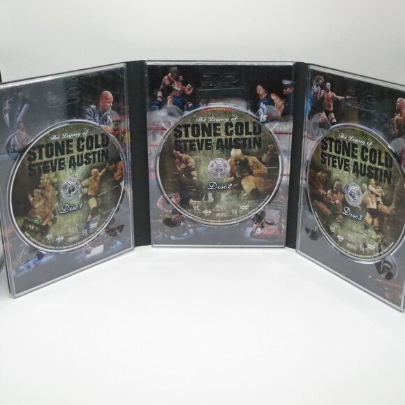The Legacy of Stone Cold Steve Austin Three Dixc DVD WWE 2007 - Picture 4 of 7
